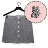 Margo Roth Gingham Skirt