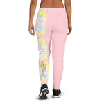 Pink Tie-dye Women's Joggers