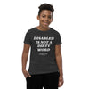 YOUTH: "Disabled Is Not A Dirty Word" T-Shirt (CHARITY)